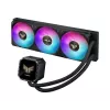 All-in-one liquid cooler ASUS TUF Gaming LC III 360 ARGB LCD — 360 mm radiator, 3x 120 mm fans, Socket AM5/AM4/LGA1700/LGA1200, Black