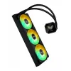 All-in-one liquid cooler ASUS TUF Gaming LC III 360 ARGB LCD — 360 mm radiator, 3x 120 mm fans, Socket AM5/AM4/LGA1700/LGA1200, Black