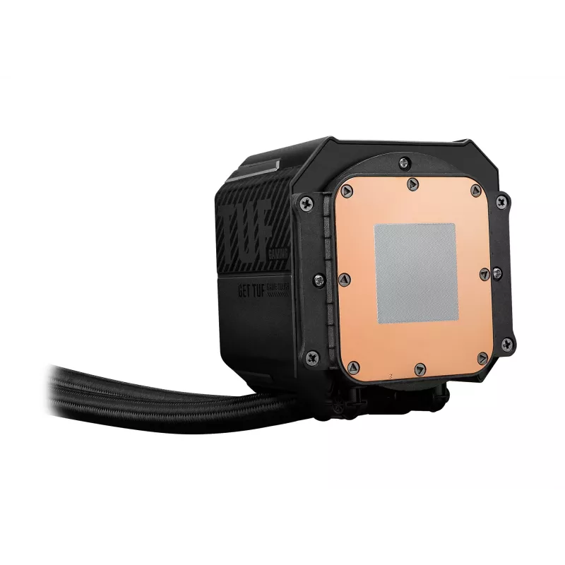 All-in-one liquid cooler ASUS TUF Gaming LC III 360 ARGB LCD — 360 mm radiator, 3x 120 mm fans, Socket AM5/AM4/LGA1700/LGA1200, Black