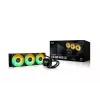 All-in-one liquid cooler ASUS TUF Gaming LC III 360 ARGB LCD — 360 mm radiator, 3x 120 mm fans, Socket AM5/AM4/LGA1700/LGA1200, Black