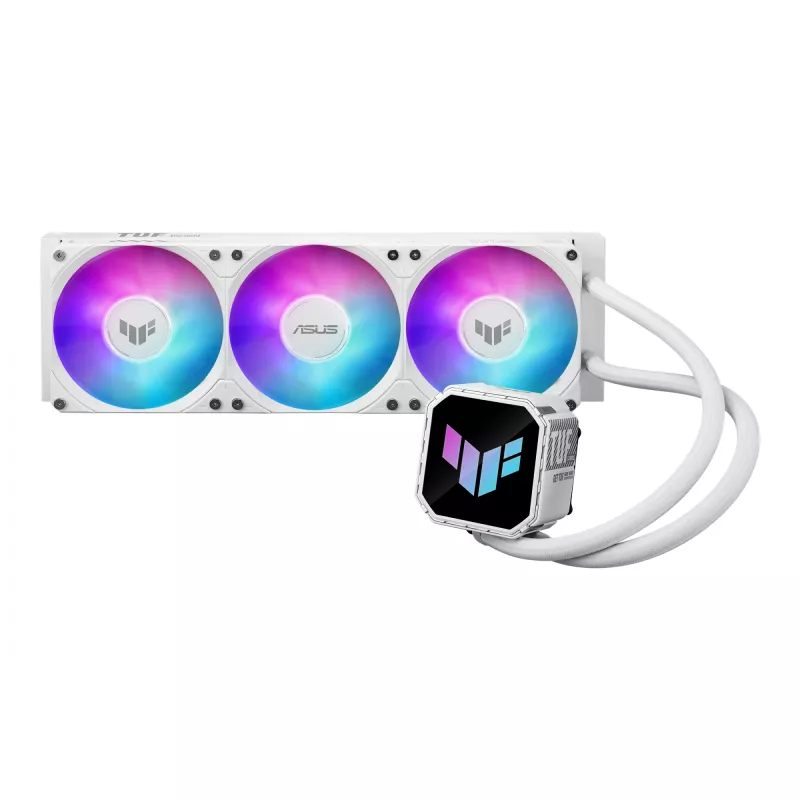 All-in-one liquid cooler ASUS TUF Gaming LC III 360 ARGB White Edition — 360mm, 120 mm fans, LGA1700/1200, AM4/AM5 support