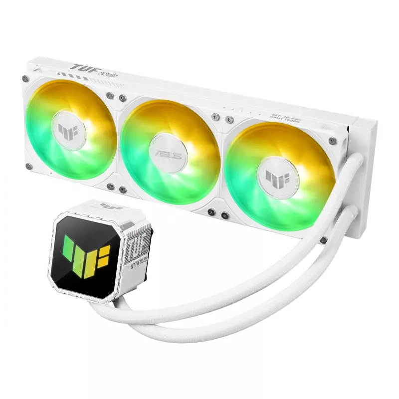All-in-one liquid cooler ASUS TUF Gaming LC III 360 ARGB White Edition — 360mm, 120 mm fans, LGA1700/1200, AM4/AM5 support
