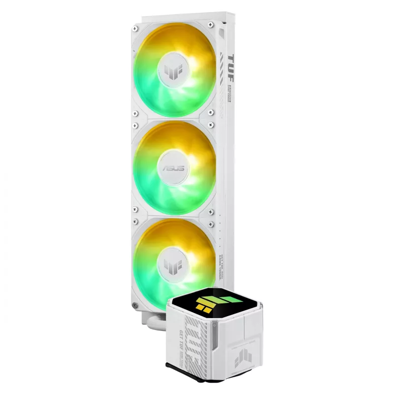 All-in-one liquid cooler ASUS TUF Gaming LC III 360 ARGB White Edition — 360mm, 120 mm fans, LGA1700/1200, AM4/AM5 support