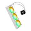 All-in-one liquid cooler ASUS TUF Gaming LC III 360 ARGB LCD White Edition — 360 mm radiator, 3×120 mm PWM fans, LCD display, White