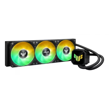 All-in-one liquid cooler ASUS TUF GAMING LC III 360 ARGB — 120 mm fans, supports AM4/LGA1200/LGA1700/AM5, Black