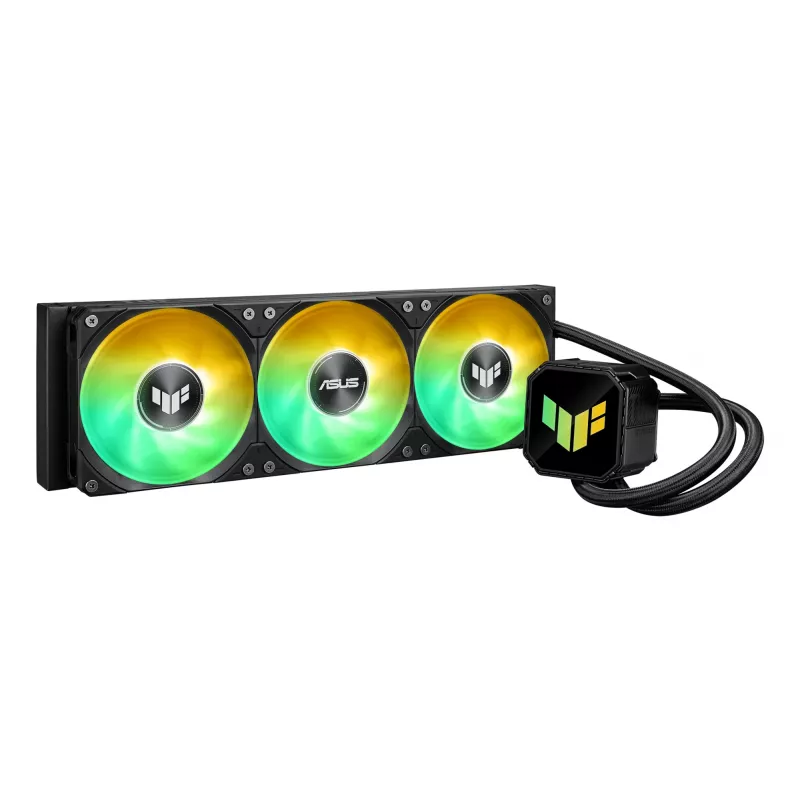All-in-one liquid cooler ASUS TUF GAMING LC III 360 ARGB — 120 mm fans, supports AM4/LGA1200/LGA1700/AM5, Black