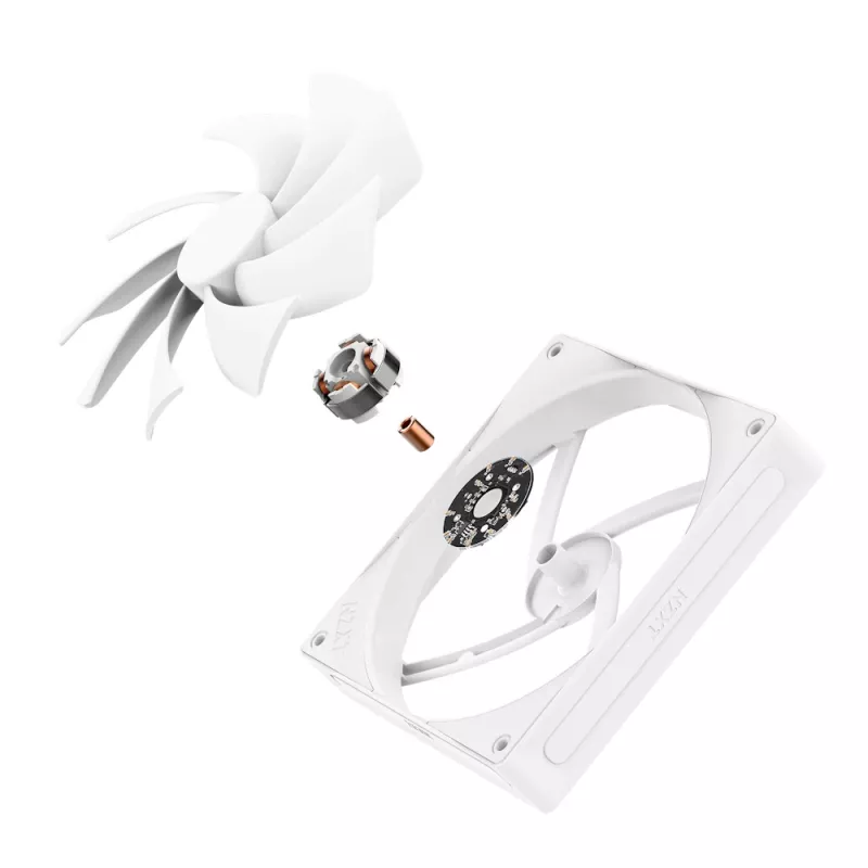 NZXT CPU Cooler F140Q 140mm Quiet Airflow Pwm White