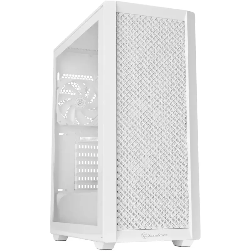 Tower PC case SILVERSTONE FARA 515FXR (white) — mid-tower chassis, ATX/micro-ATX compatible