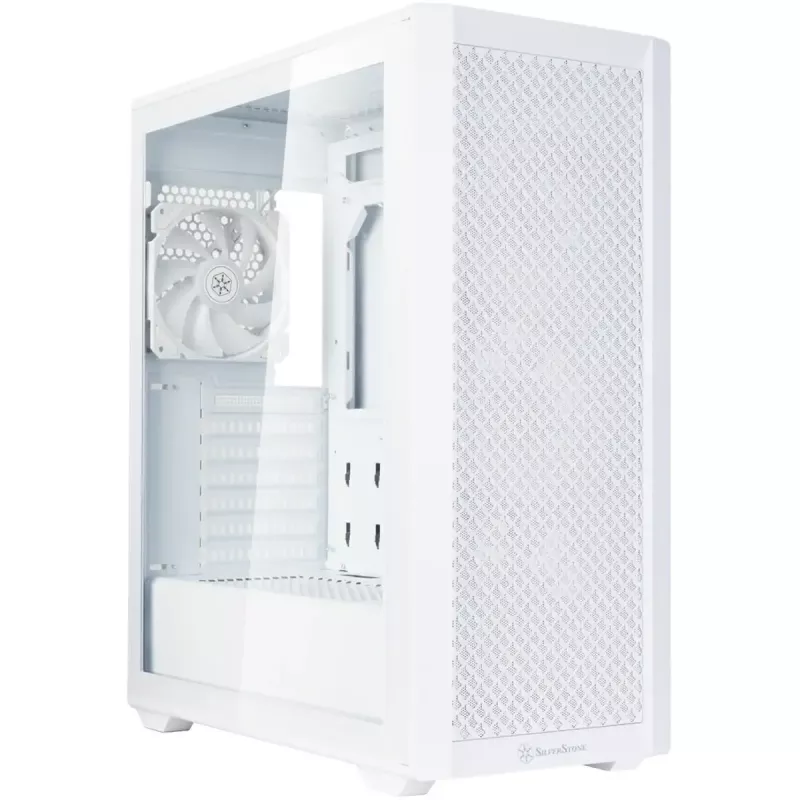 Tower PC case SILVERSTONE FARA 515FXR (white) — mid-tower chassis, ATX/micro-ATX compatible