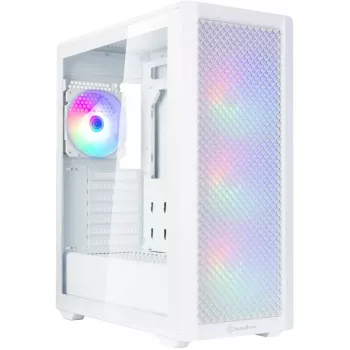 Tower PC case SILVERSTONE FARA 515FXR (white) — mid-tower chassis, ATX/micro-ATX compatible