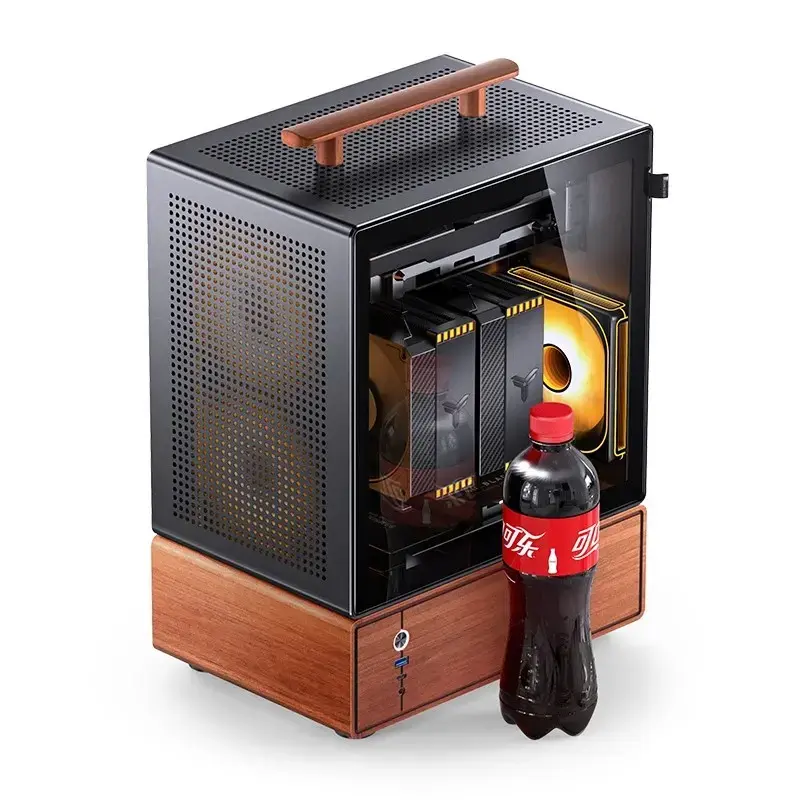 PC case Jonsbo T7 Midi-Tower mATX Tempered Glass black