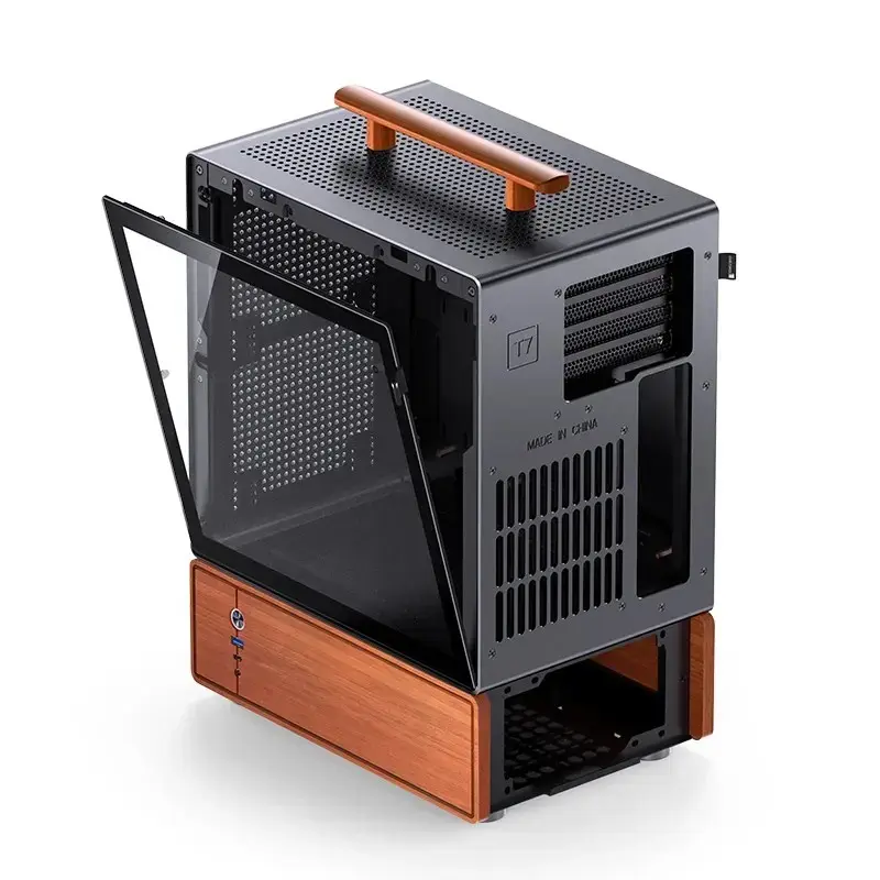 PC case Jonsbo T7 Midi-Tower mATX Tempered Glass black