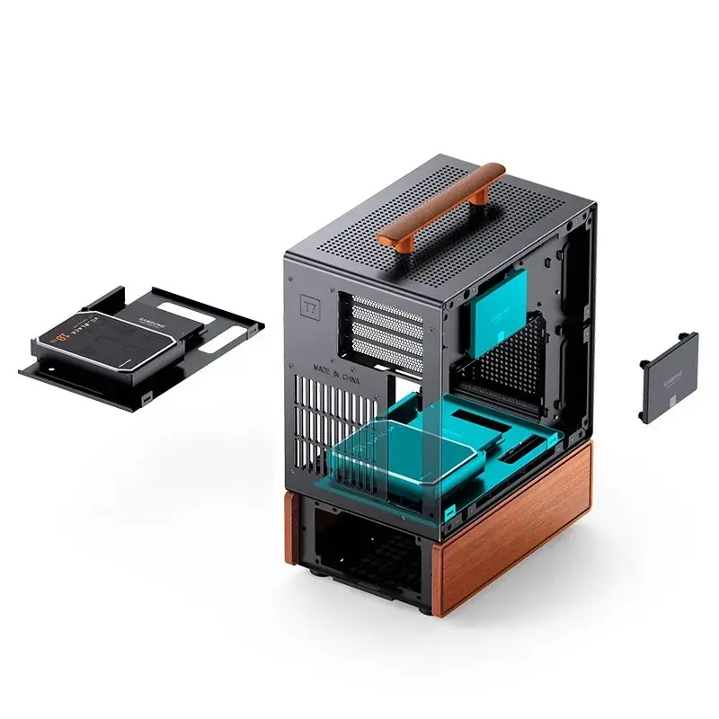 PC case Jonsbo T7 Midi-Tower mATX Tempered Glass black