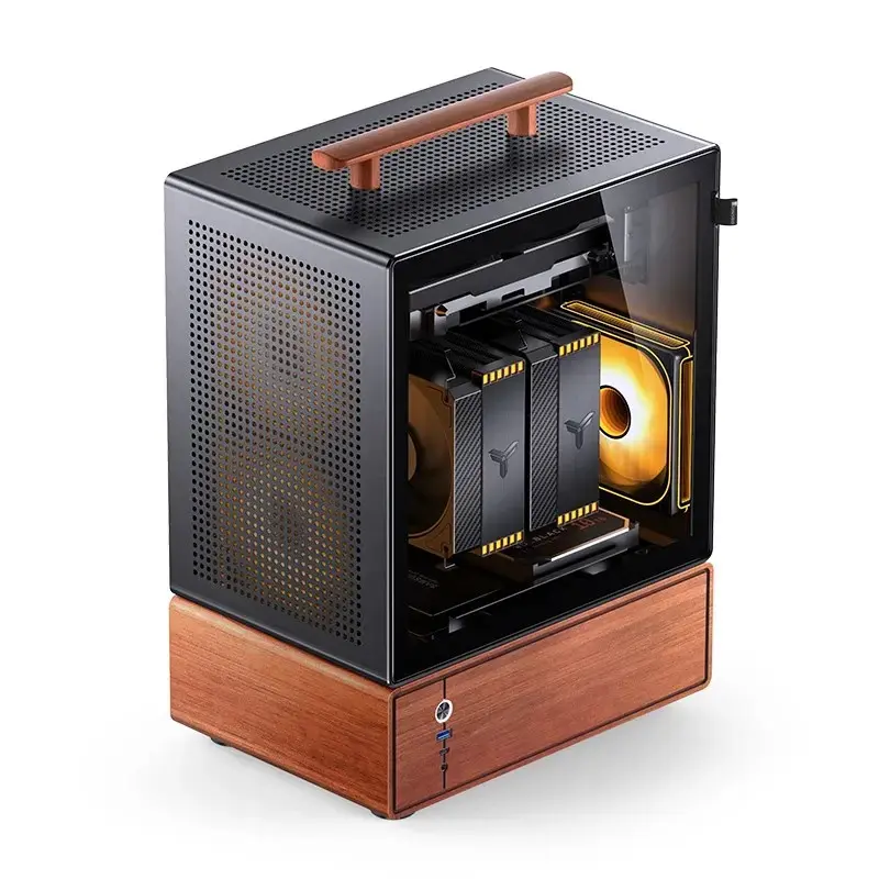 PC case Jonsbo T7 Midi-Tower mATX Tempered Glass black