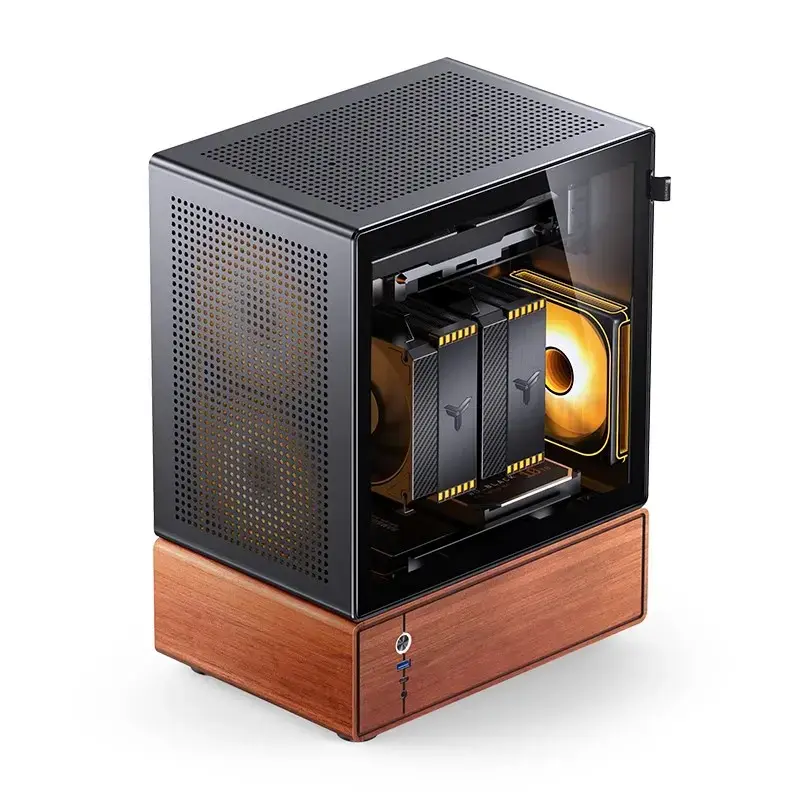 PC case Jonsbo T7 Midi-Tower mATX Tempered Glass black