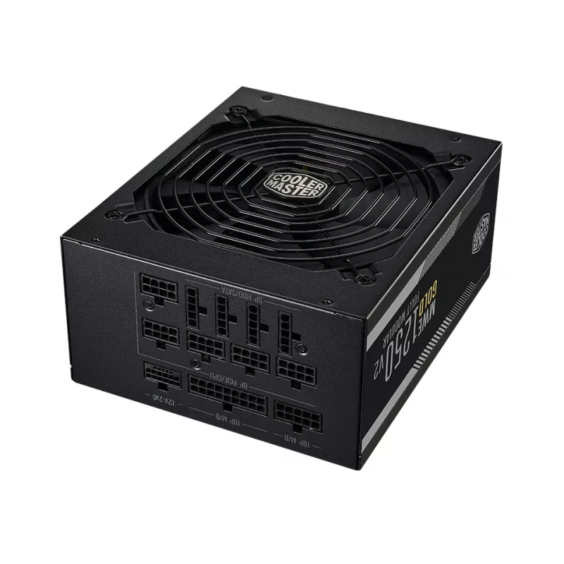 COOLER MASTER Power Supply Mwe 1250 V2 Gold Full Modular 1250w ATX Black