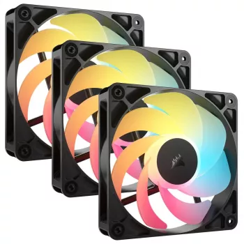 Cooling fan CORSAIR RS120-R ARGB 120mm 3-pack, 120 mm, ARGB lighting, 3 fans