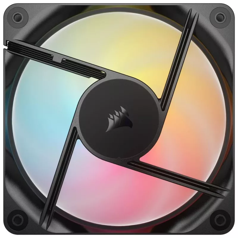 Cooling fan CORSAIR RS120-R ARGB 120mm 3-pack, 120 mm, ARGB lighting, 3 fans