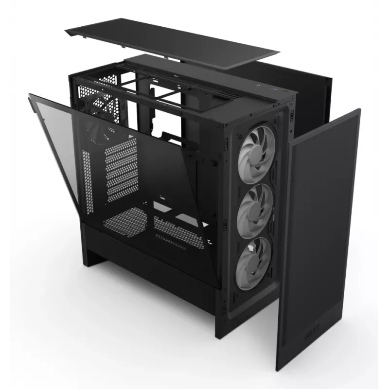 NZXT CPU Chassis H7 Flow 2024 RGB Mid Tower Airflow ATX Black