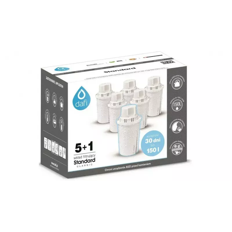 Dafi Classic 5+1 Filter Cartridges, 6 pcs