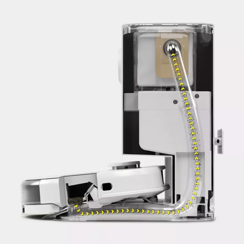 Kärcher RCV 5 suction station 2.269-643.0, charging base for robot vacuum, 4 L, white