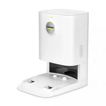 Charging base Kärcher RCV 5 suction station, white, 4 L dust bag capacity, 420×290×460 mm