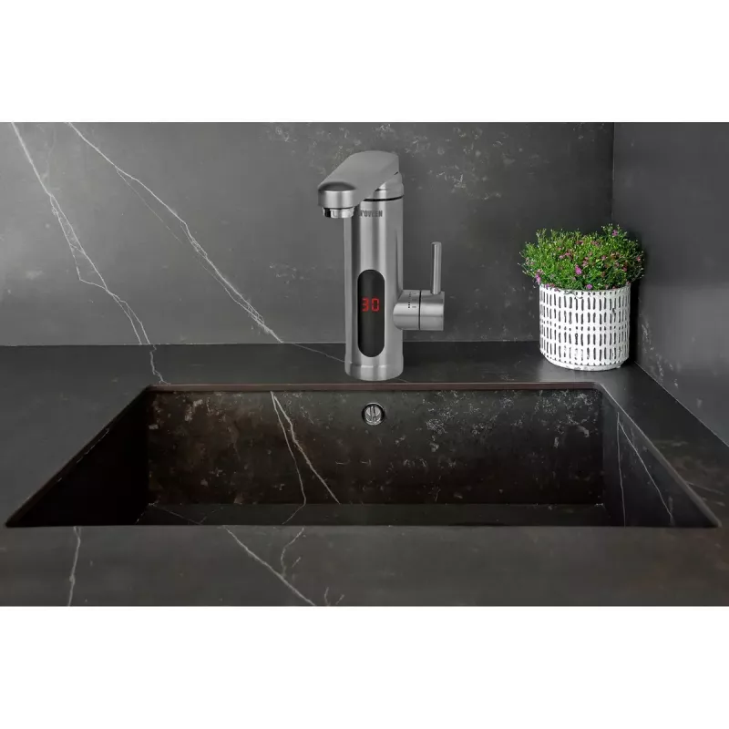 Instantaneous water heater NOVEEN IWH560 5.5 kW, stainless steel, countertop, max flow 2.5 l/min, IPX4