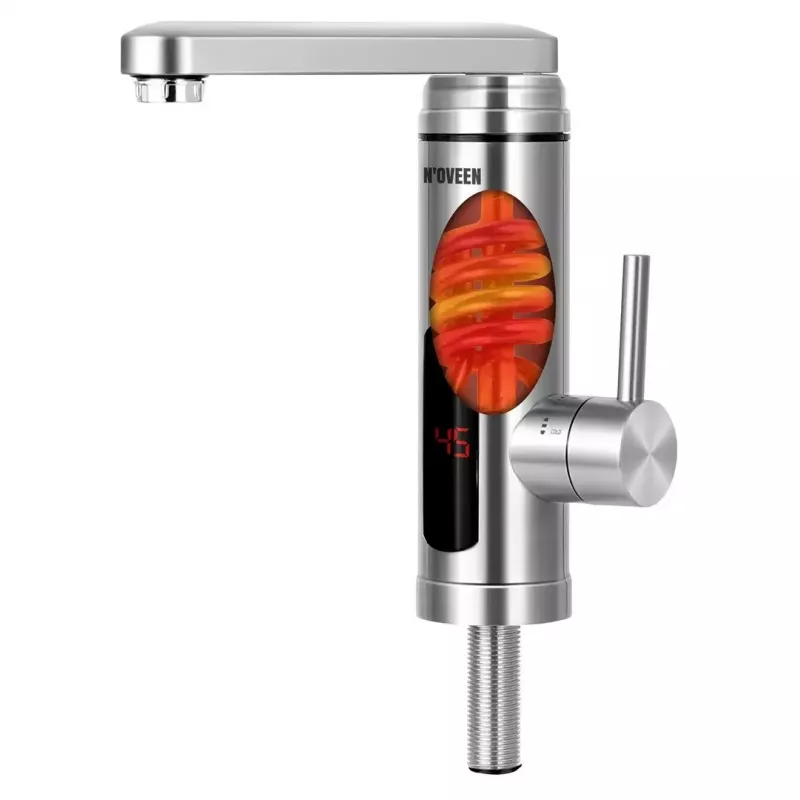 Instantaneous water heater NOVEEN IWH560 5.5 kW, stainless steel, countertop, max flow 2.5 l/min, IPX4