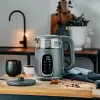 Electric kettle Adler AD 1305 G — 1.7 L, 2200 W, adjustable thermostat, LED display, grey