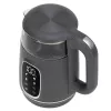 Electric kettle Adler AD 1305 G — 1.7 L, 2200 W, adjustable thermostat, LED display, grey