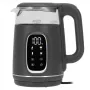 Electric kettle Adler AD 1305 G — 1.7 L, 2200 W, adjustable thermostat, LED display, grey