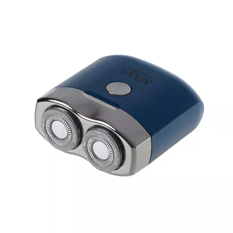 Rotation shaver Adler AD 2937, 2 rotary heads, rechargeable Li-Ion 250 mAh, washable, cordless, blue