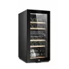 Thermoelectric wine cooler Adler AD 8080, freestanding black, 24 bottles, 2 zones, 60 L, touch control