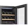 Thermoelectric wine cooler Adler AD 8080, freestanding black, 24 bottles, 2 zones, 60 L, touch control