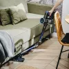 Adler AD 7061 cordless upright vacuum cleaner, allergy-friendly, black/blue