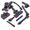 Adler AD 7061 cordless upright vacuum cleaner, allergy-friendly, black/blue