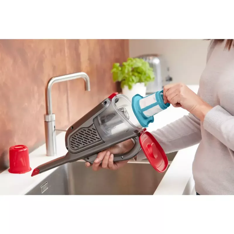 Handheld vacuum Black & Decker BHHV315J — 12V cordless, 20 AW suction, 0.7 L bagless, 16 min runtime