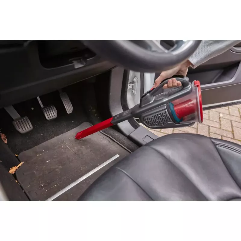 Handheld vacuum Black & Decker BHHV315J — 12V cordless, 20 AW suction, 0.7 L bagless, 16 min runtime