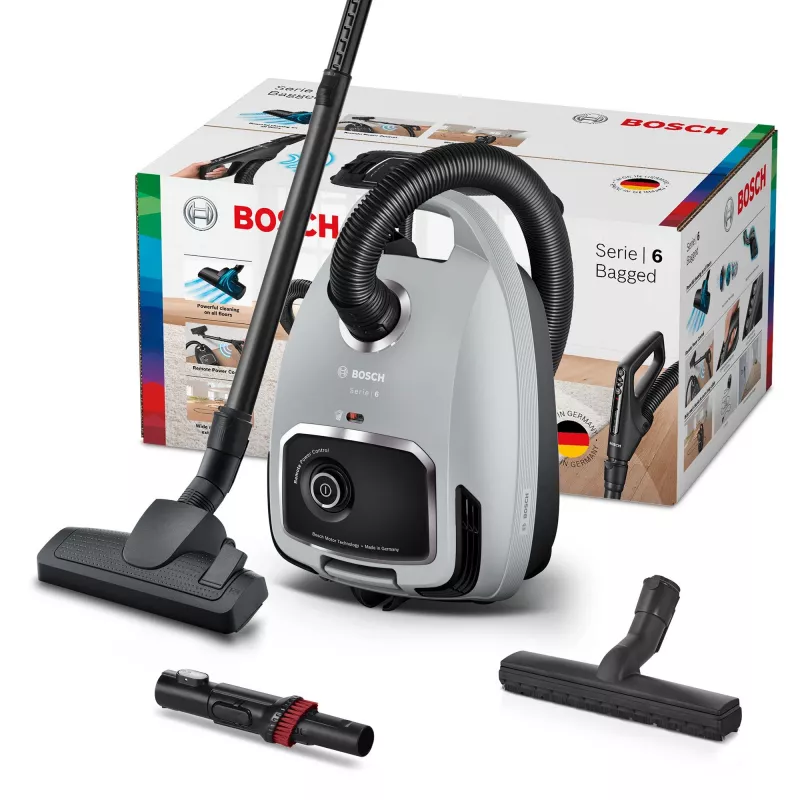 Bosch Serie 6 BGB6X330 cylinder vacuum cleaner, 600 W, 4 L dust bag, HEPA filter, dry