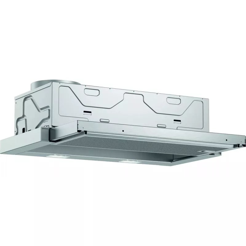 Semi built-in cooker hood Bosch DFL063W56 — pull-out, 598×290×203 mm, 328 m³/h, aluminium filter, recirculating