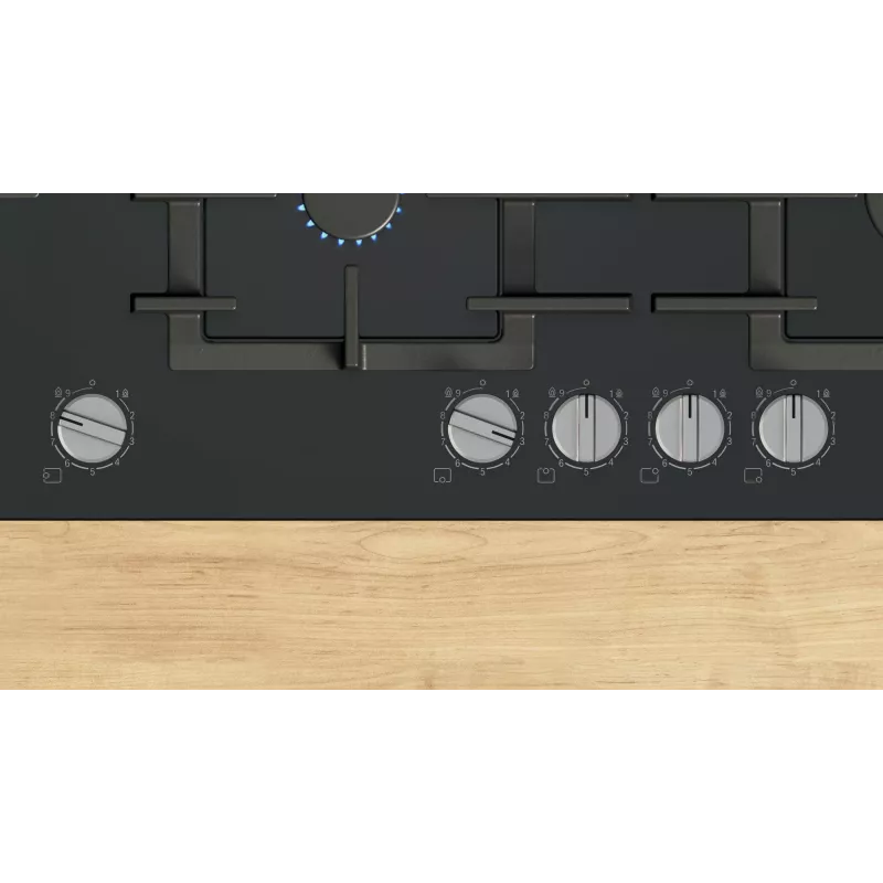 Bosch Serie 6 PPM9A6I40 hob Black Built-in 90 cm Gas 5 zone(s)