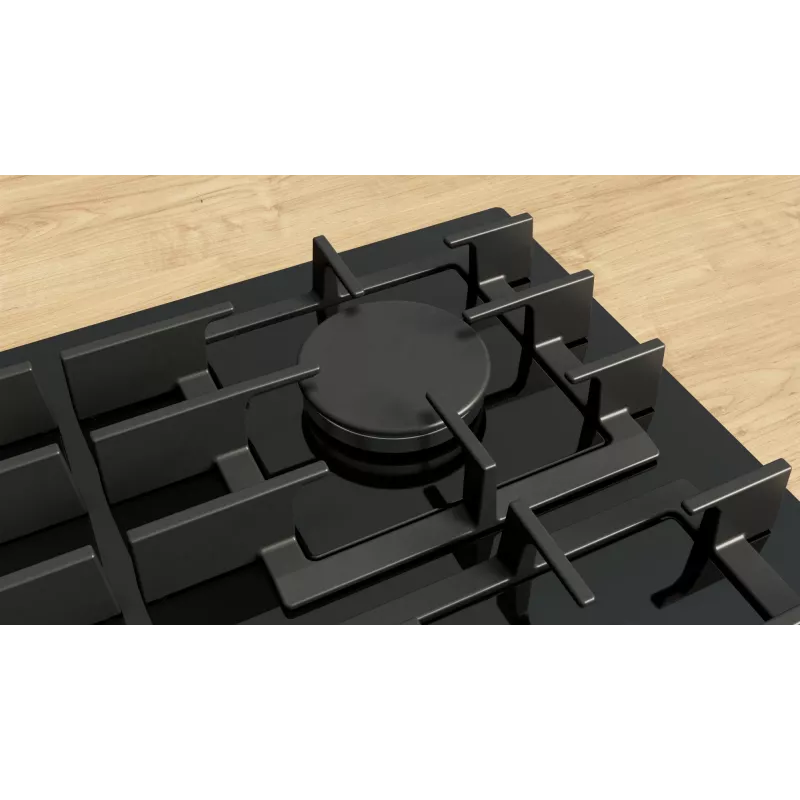 Bosch Serie 6 PPM9A6I40 hob Black Built-in 90 cm Gas 5 zone(s)