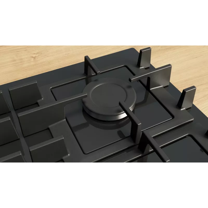Bosch Serie 4 PNP6B6K40 hob Black Built-in 60 cm Gas 4 zone(s)