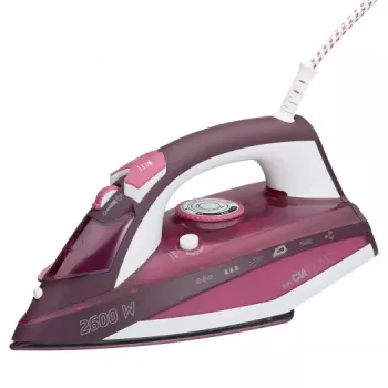 Steam iron CLATRONIC DB 3705 2600 W, ceramic soleplate, 0.38 L detachable tank, anti-calc, vertical steam