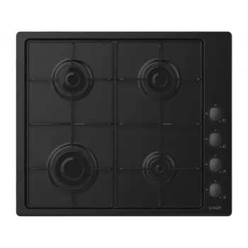 Candy Idea CHW6LBB Black Built-in 60 cm Gas 4 zone(s)