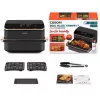 Cosori Dual Blaze Twinfry Chef Edition Double 10 L Stand-alone 2800 W Hot air fryer Dark Grey, Rose gold