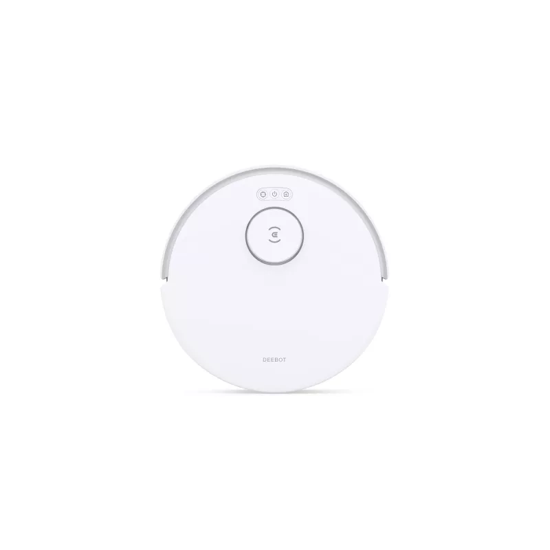 Robot vacuum cleaner Ecovacs Deebot N20 Plus — bagless 0.4 L dust, 0.22 L water, 5200 mAh, 300 min, 96 mm height, white