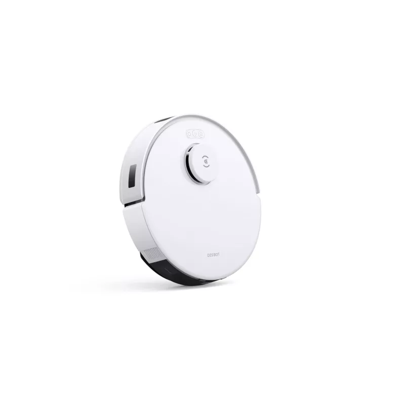 Robot vacuum cleaner Ecovacs Deebot N20 Plus — bagless 0.4 L dust, 0.22 L water, 5200 mAh, 300 min, 96 mm height, white