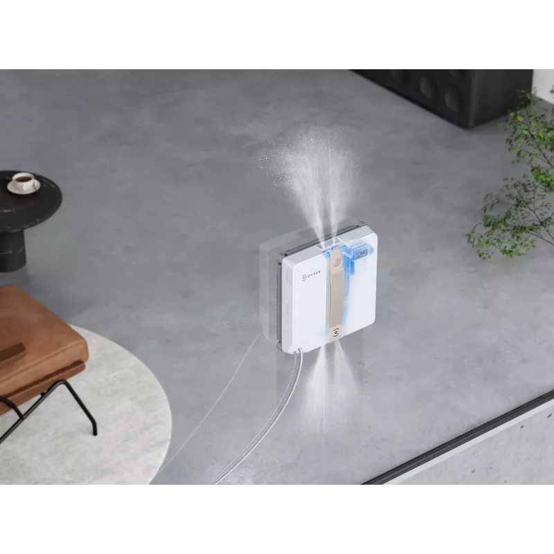 Window cleaning robot Ecovacs Winbot Mini — battery 3000 mAh, suction 7500 Pa, water tank 0.06 L, brushless motor, app support