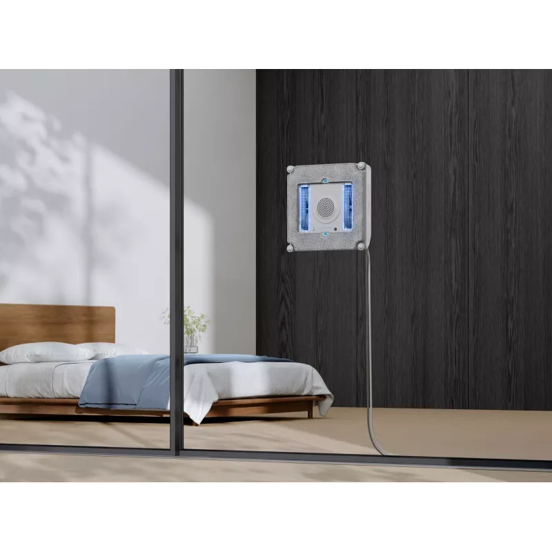 Window cleaning robot Ecovacs Winbot Mini — battery 3000 mAh, suction 7500 Pa, water tank 0.06 L, brushless motor, app support